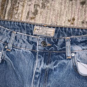 Free People patchwork jeans size 29